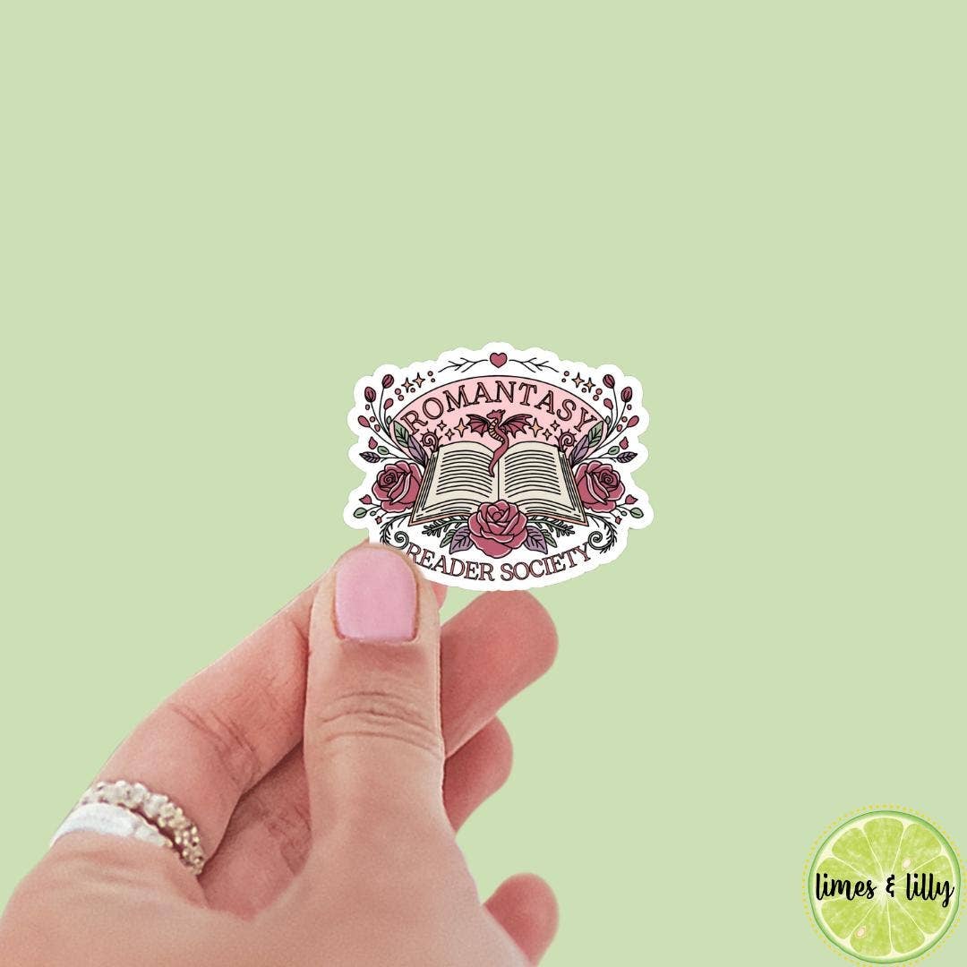 Romantasy Reader Society Vinyl Sticker