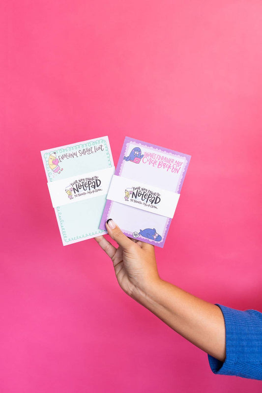 Emotional Support List Notepad - Stationery