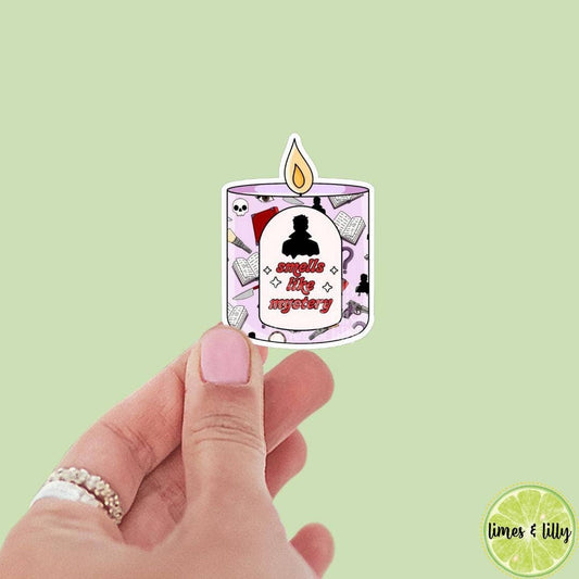 Smells Like Mystery Candle Vinyl Sticker