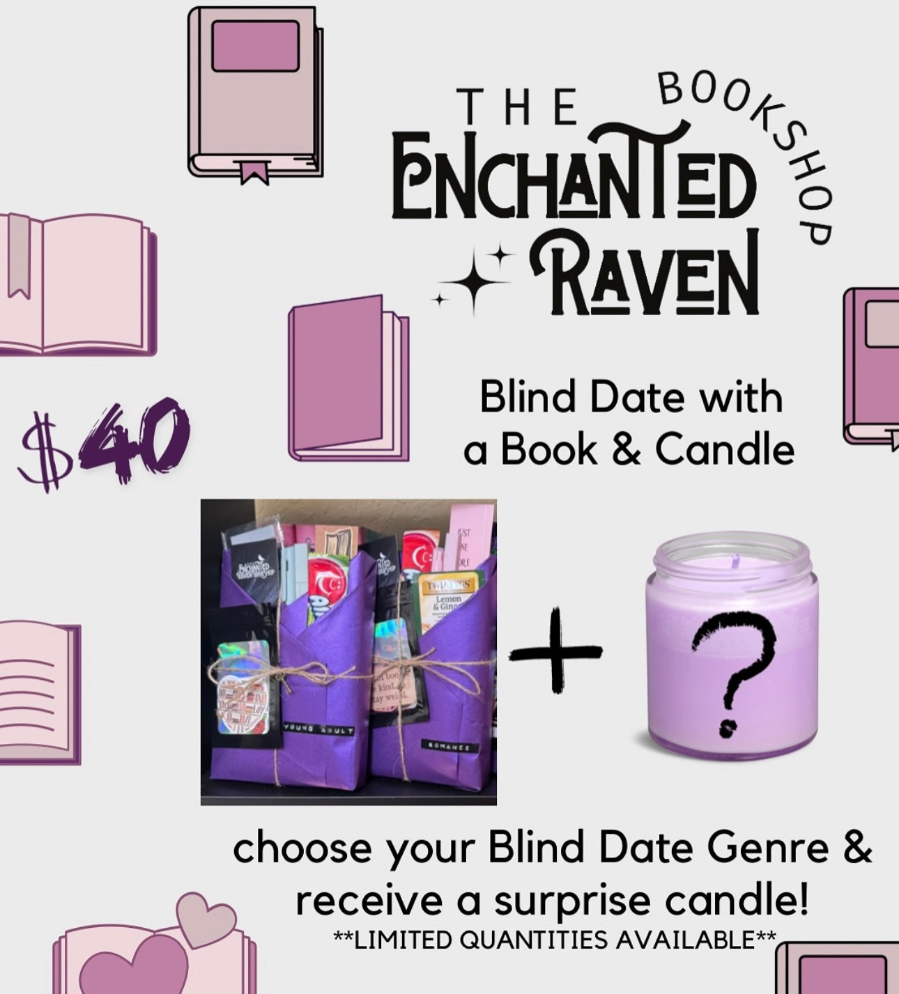 Blind Date With A Book & Bookish Candle