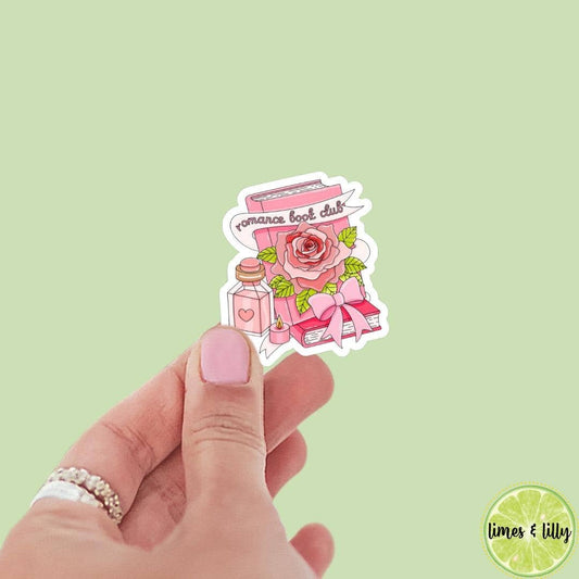 Romance Book Club Book Vinyl Sticker