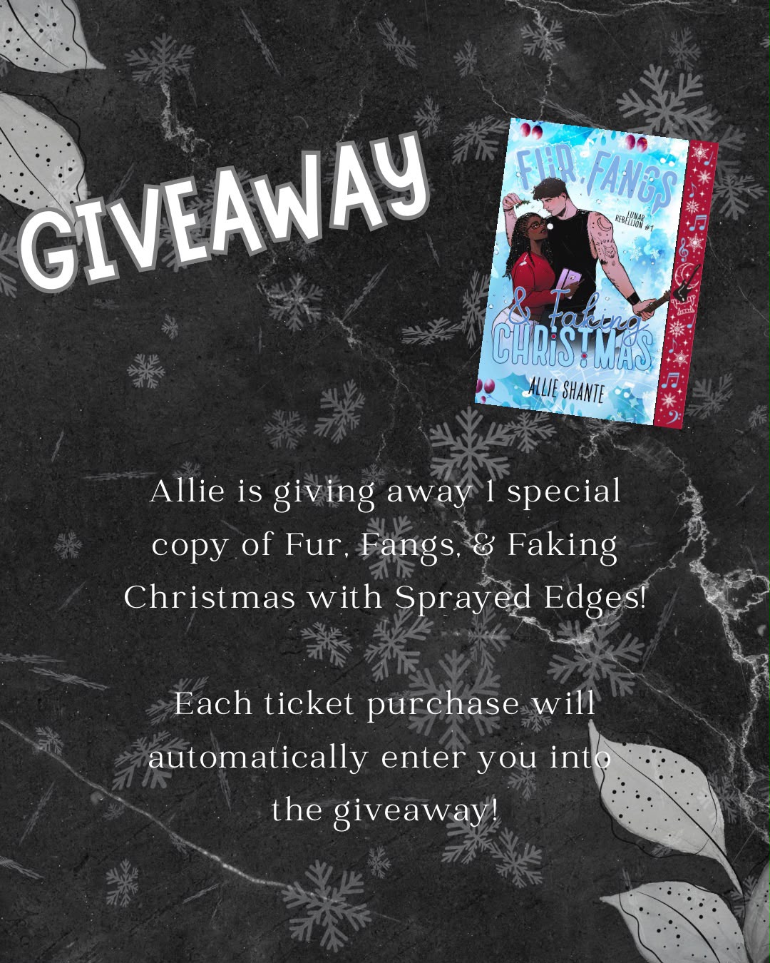 [AUTHOR SIGNING EVENT] Fur, Fangs & Faking Christmas by Allie Shante [Signed + Swag]