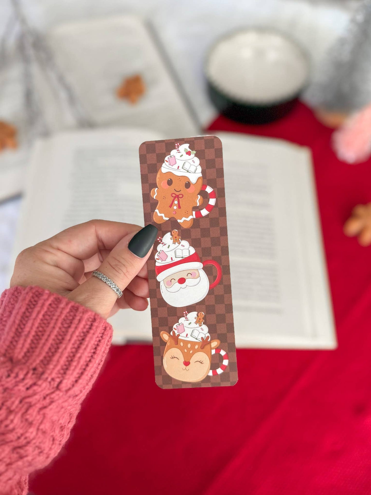 Hot Cocoa Mugs Bookmark