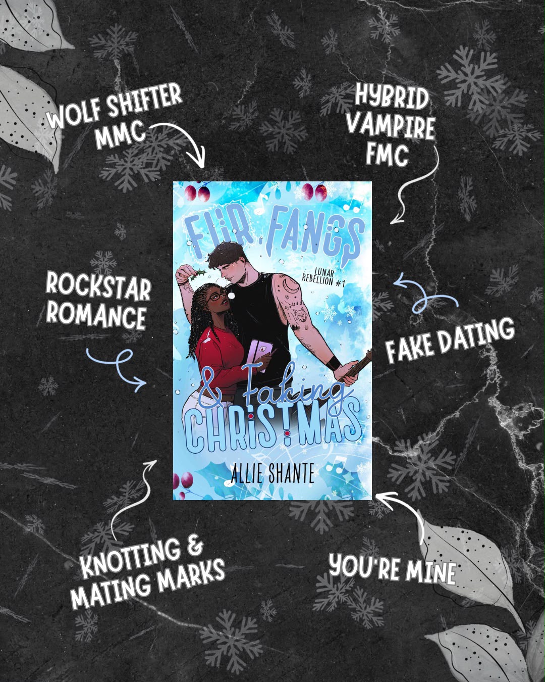 [AUTHOR SIGNING EVENT] Fur, Fangs & Faking Christmas by Allie Shante [Signed + Swag]