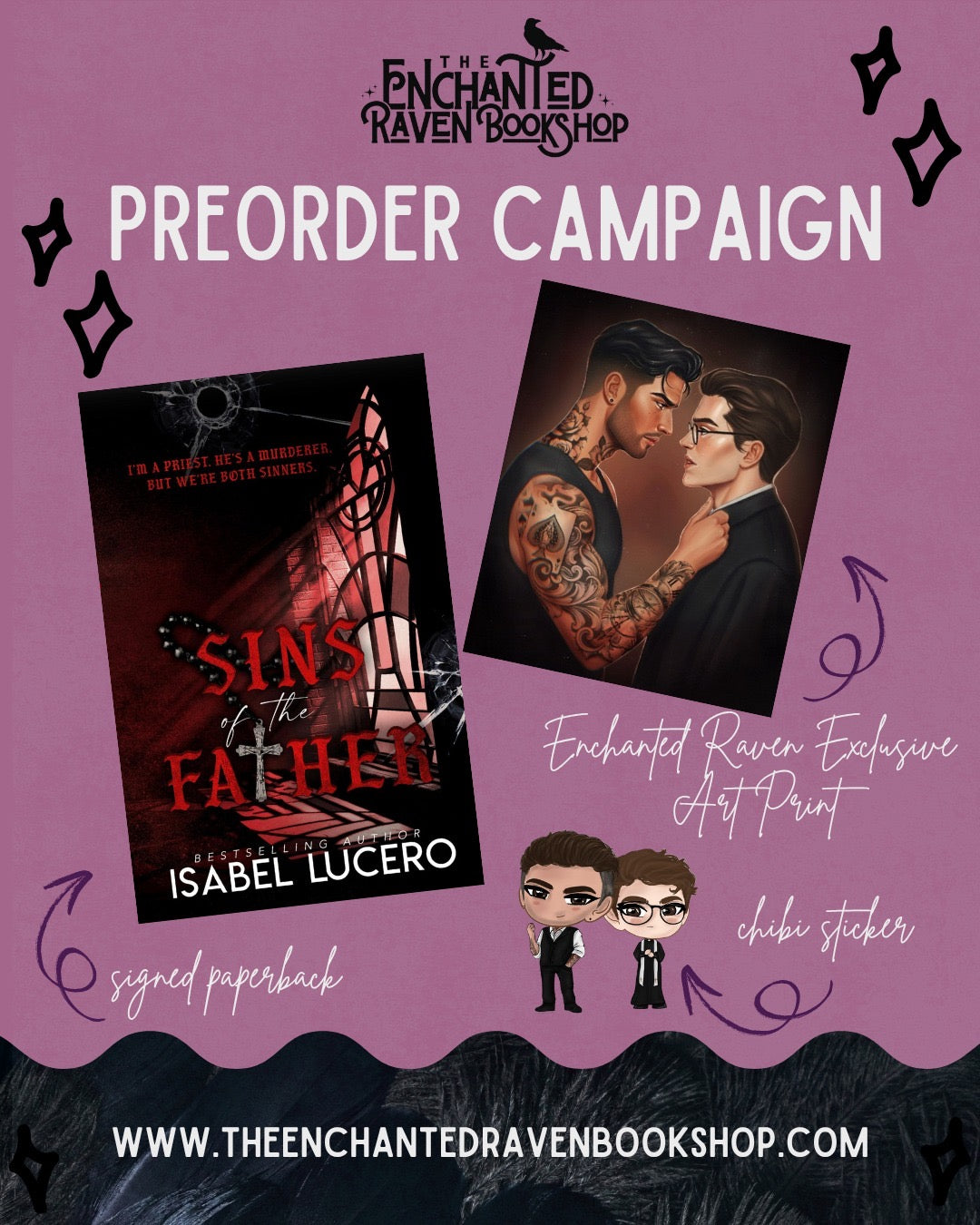 [PRE-ORDER EXCLUSIVE] Sins of the Father by Isabel Lucero [Signed + Swag]