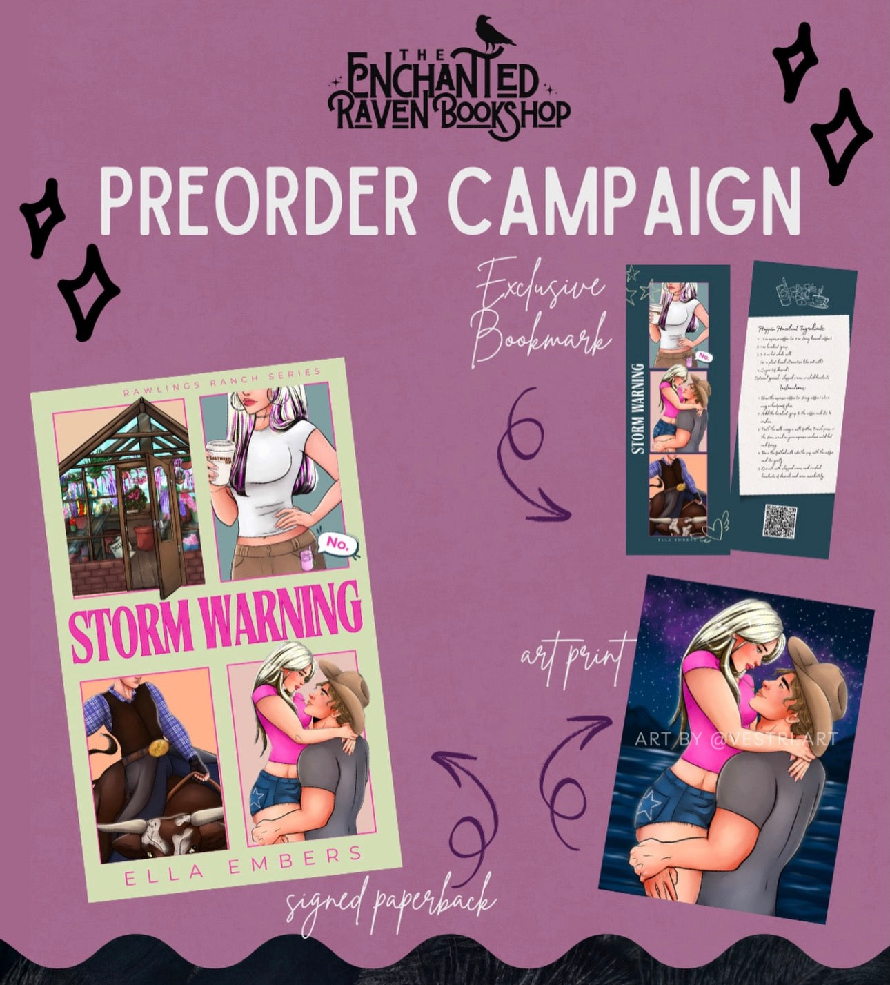 [PRE-ORDER INCENTIVE] Storm Warning by Ella Embers [Signed + Swag]