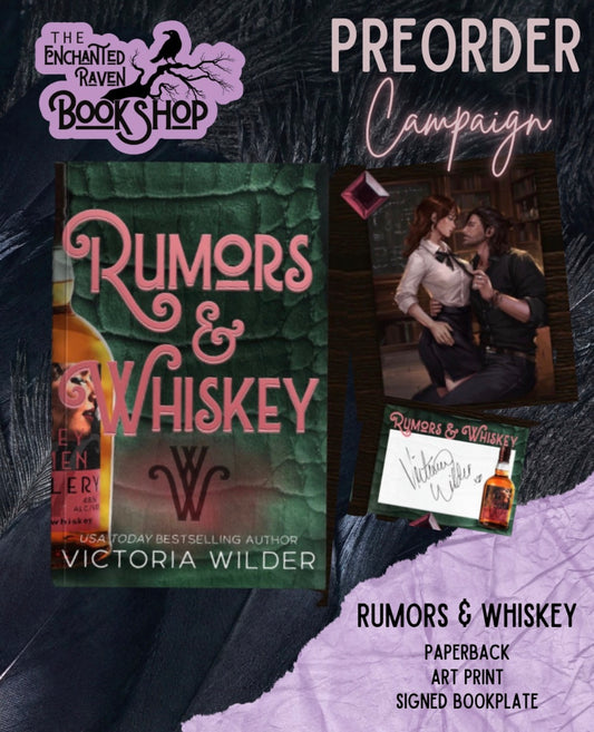 [PRE-ORDER CAMPAIGN] Rumors & Whiskey by Victoria Wilder [Signed Bookplate + Art Print]