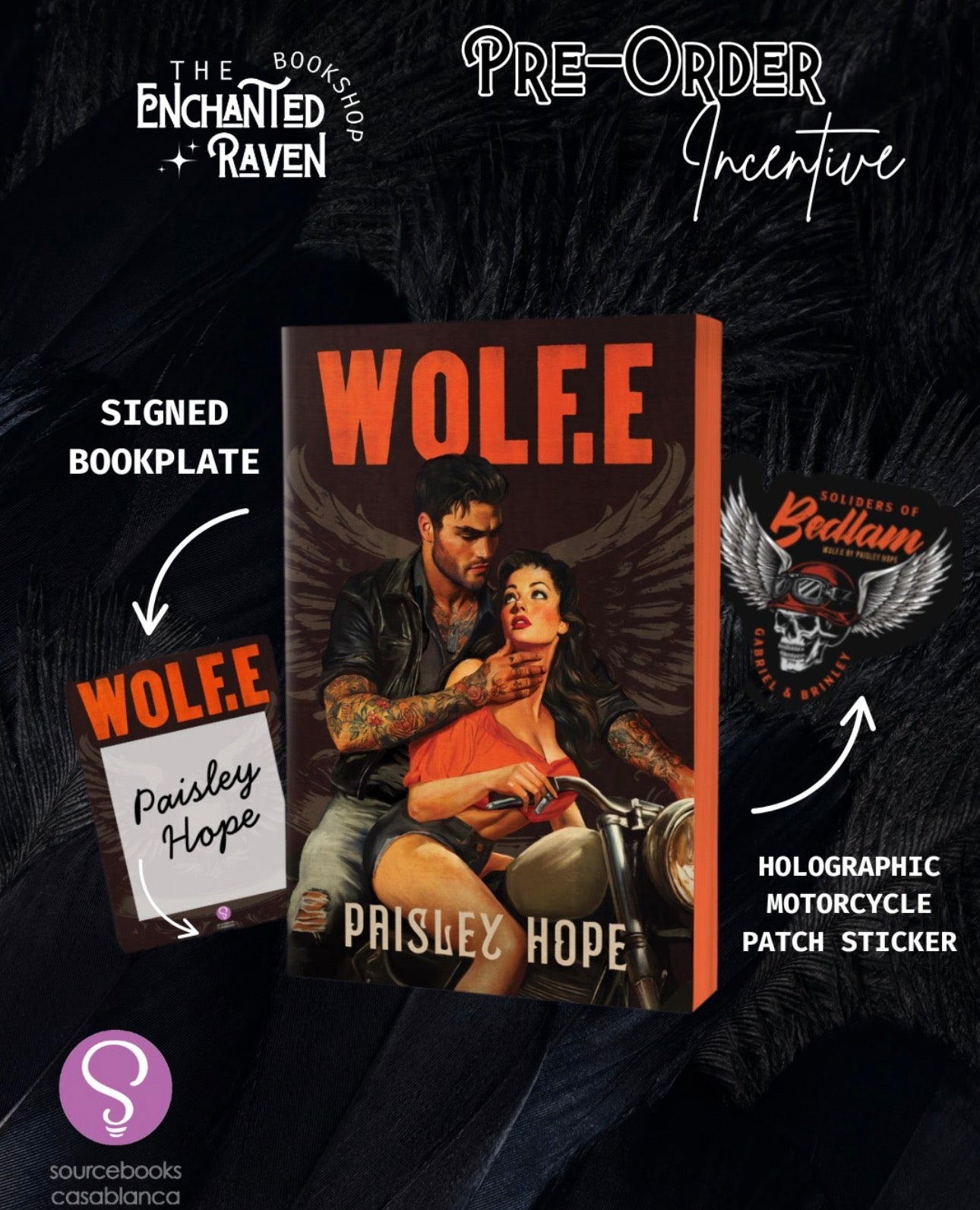 [PRE-ORDER INCENTIVE] Wolf.E by Paisley Hope [Signed Bookplate + Sticker-Deluxe Edition]