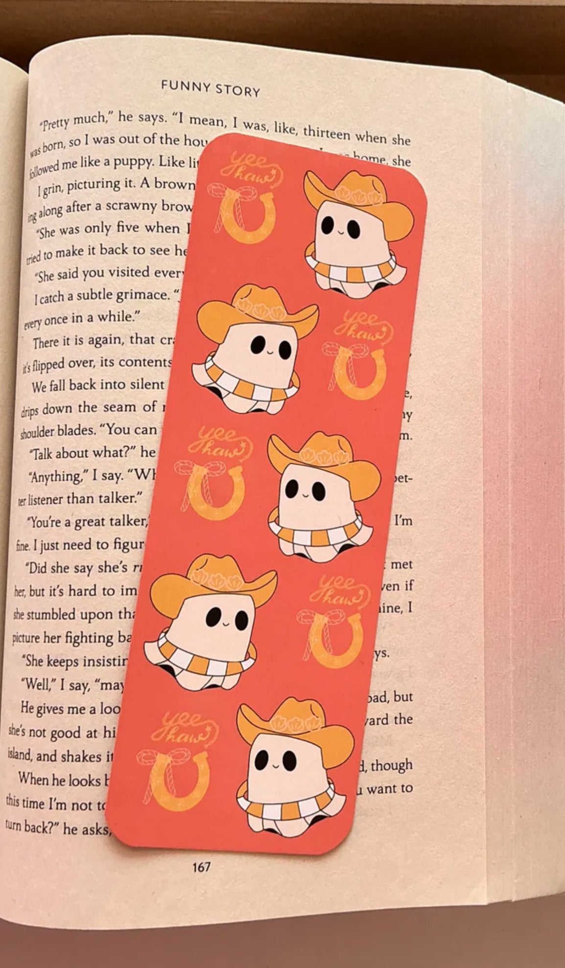 YeeHaw Ghost Bookmark