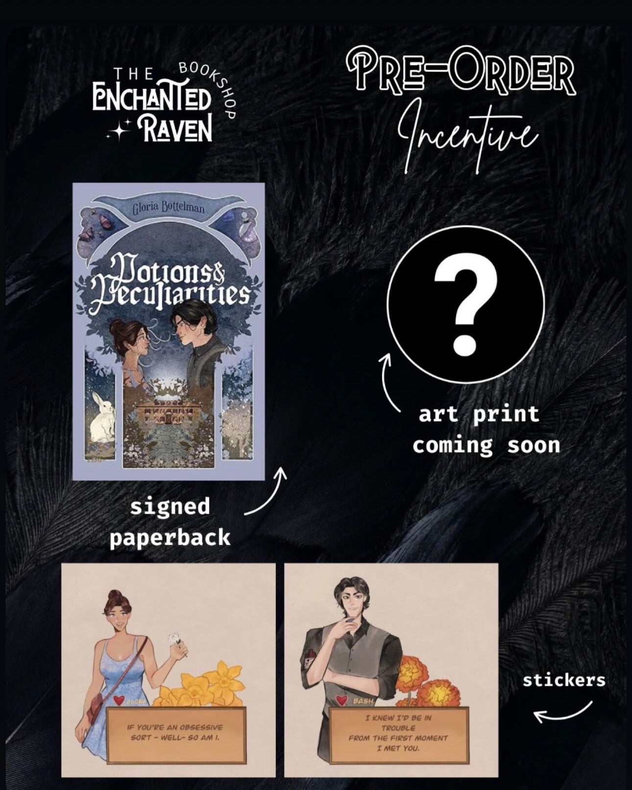 [PRE-ORDER INCENTIVE] Potions & Peculiarities by Gloria Bottelman [Signed + Swag]