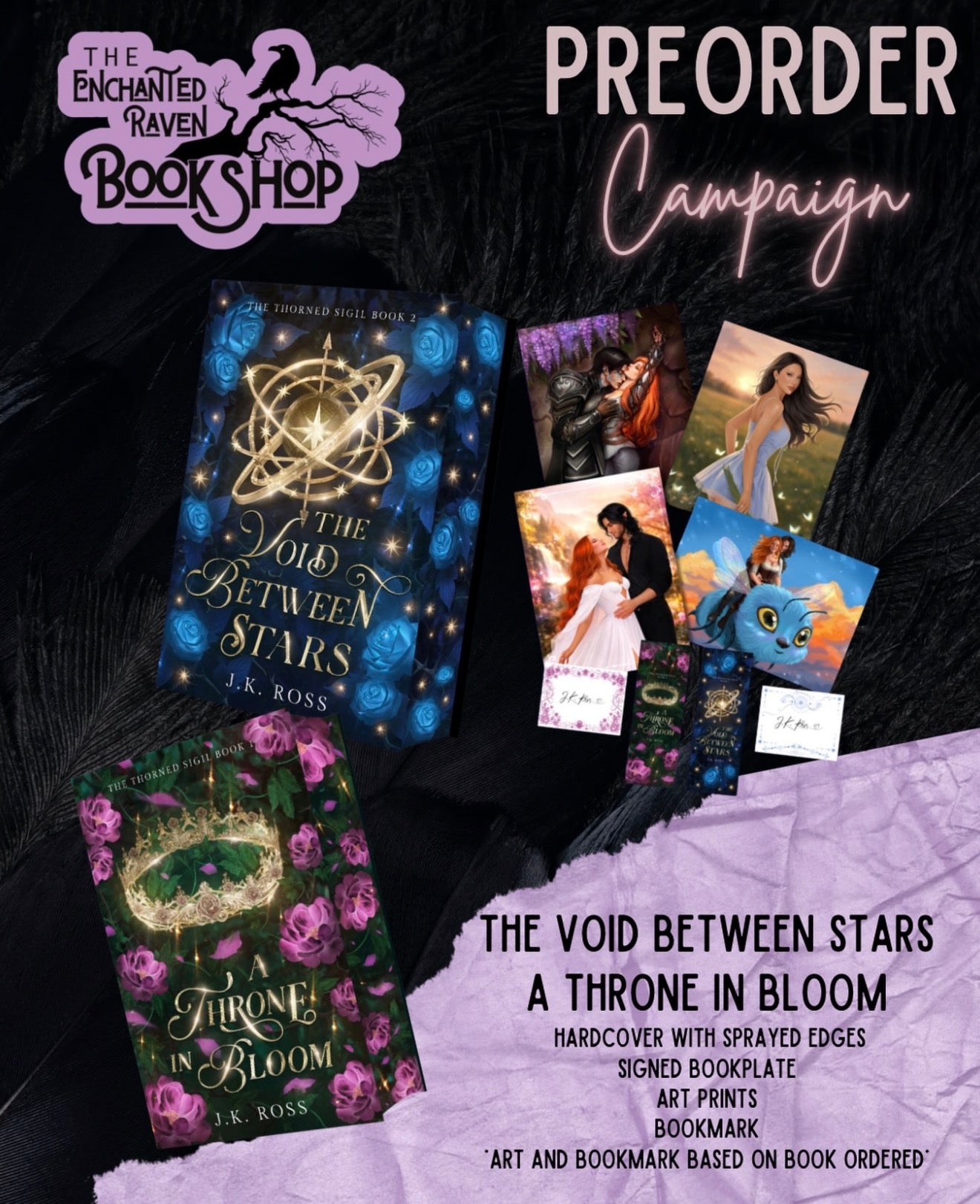 [PRE-ORDER CAMPAIGN] The Void Between Stars (The Thorned Sigil Book 2) by J. K. Ross [Signed Bookplate + Swag-Special Edition]