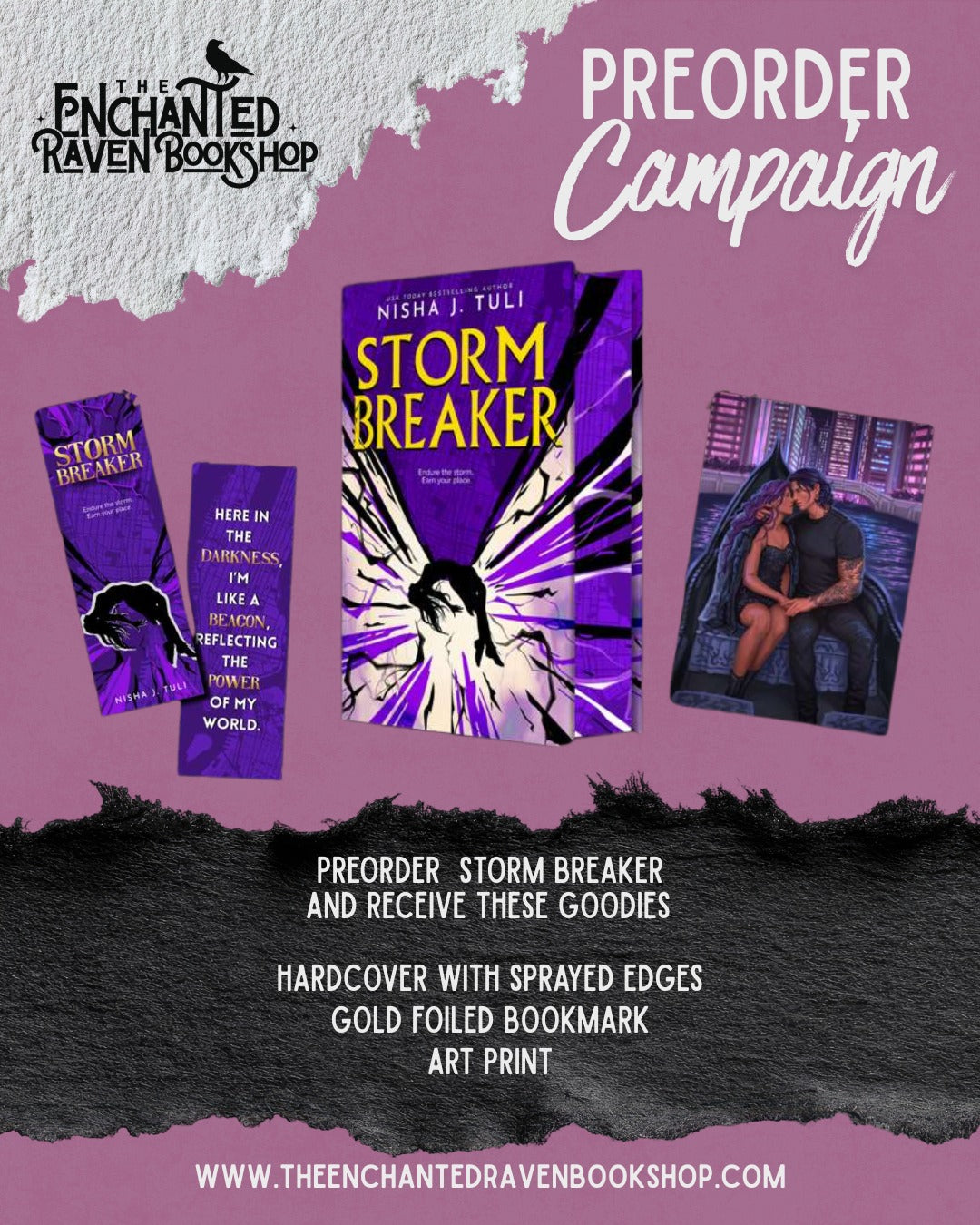 [INDIE PRE-ORDER CAMPAIGN] Storm Breaker by Nisha J. Tuli [Swag-Deluxe Limited Edition]