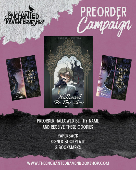 [PRE-ORDER INCENTIVE] Hallowed Be Thy Name by Brooke Winters [Signed Bookplate + Swag]