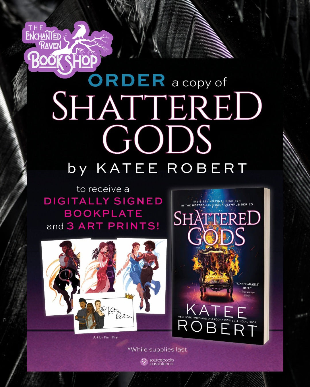 [PRE-ORDER CAMPAIGN] Shattered Gods by Katee Robert [Digitally Signed Bookplate + Art Prints]