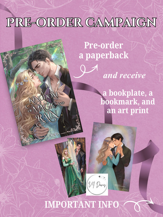 [PRE-ORDER CAMPAIGN] A Kingdom of Magic and Rain by V.I. Davis [Signed Bookplate + Swag]