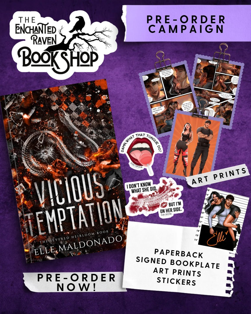 [PRE-ORDER CAMPAIGN] Vicious Temptation by Elle Maldonado [Signed Bookplate + Swag]