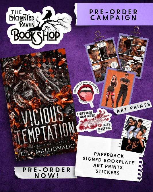 [PRE-ORDER CAMPAIGN] Vicious Temptation by Elle Maldonado [Signed Bookplate + Swag]