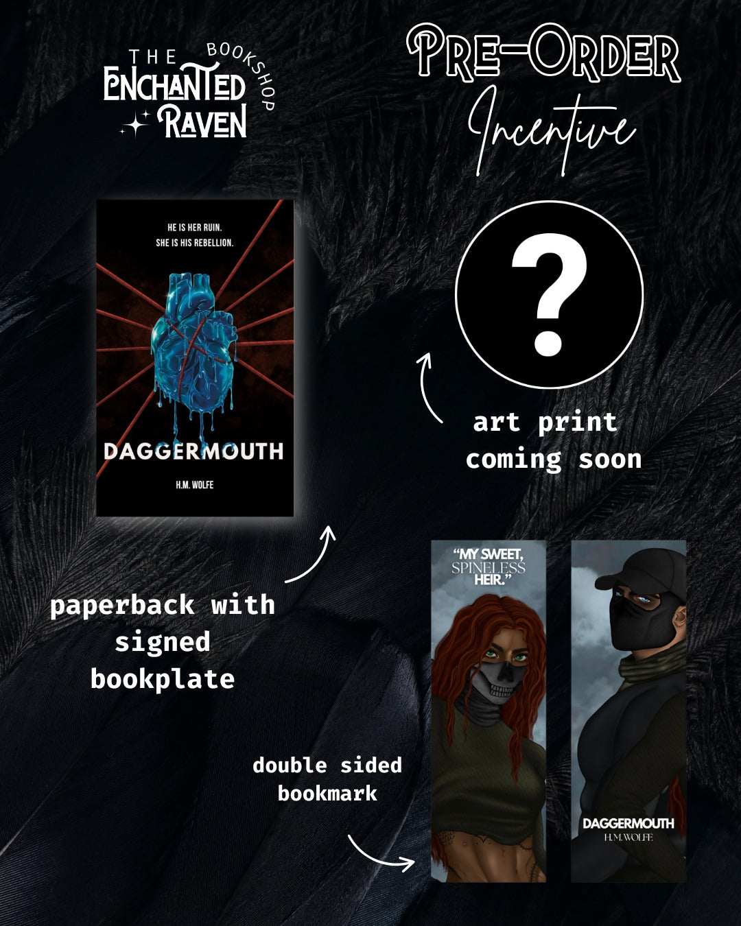 [PRE-ORDER INCENTIVE] Daggermouth by H.M. Wolf [Signed + Swag]