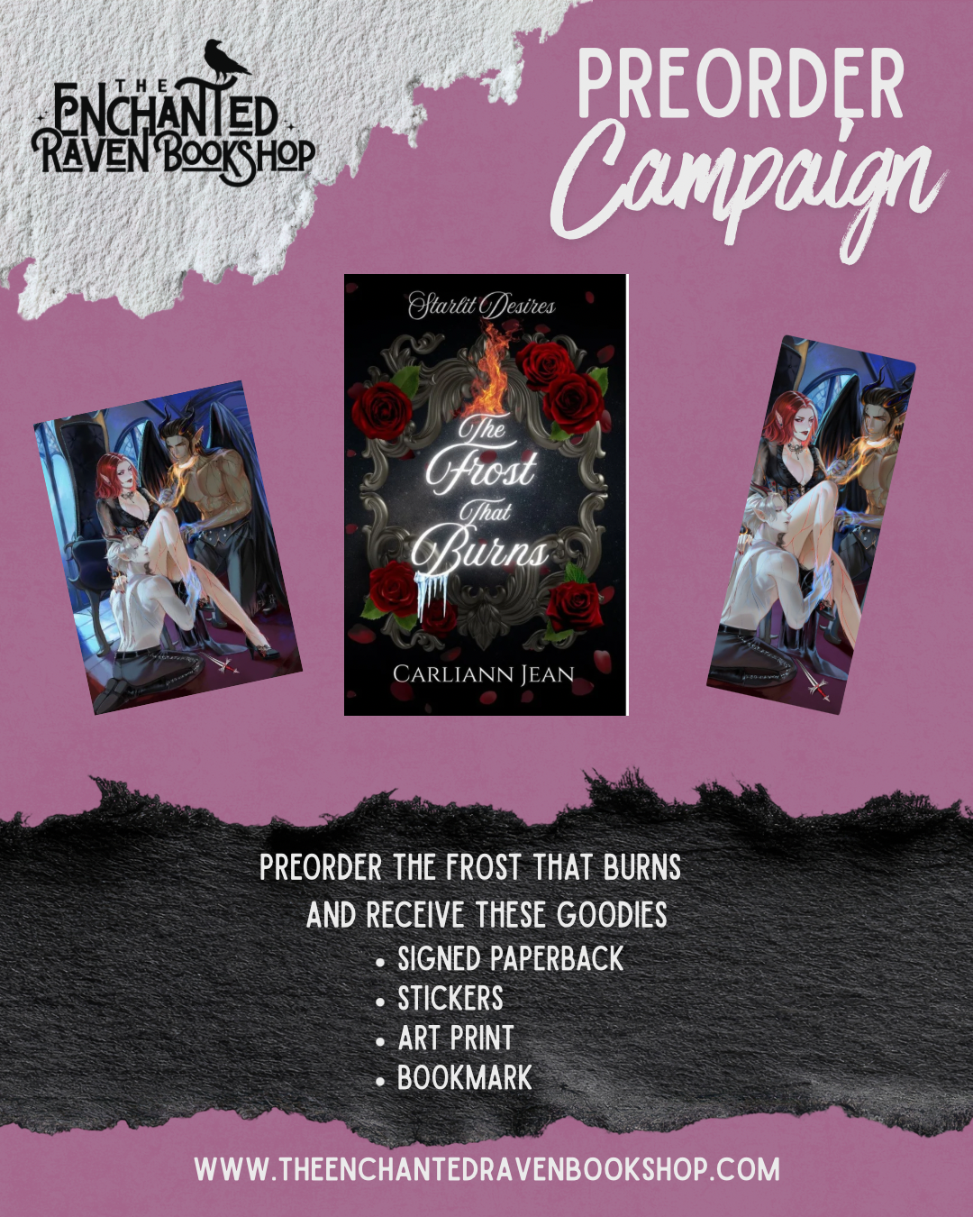 [PRE-ORDER CAMPAIGN] The Frost That Burns by Carliann Jean [Signed + Swag]