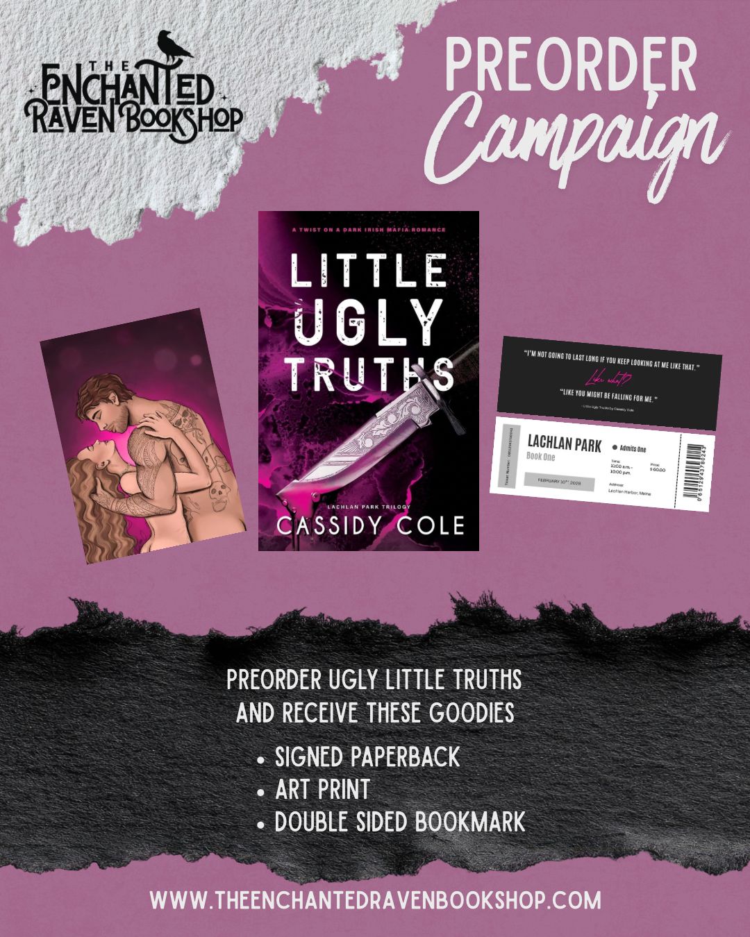 [ORDER CAMPAIGN] Little Ugly Truths by Cassidy Cole [Signed + Swag]