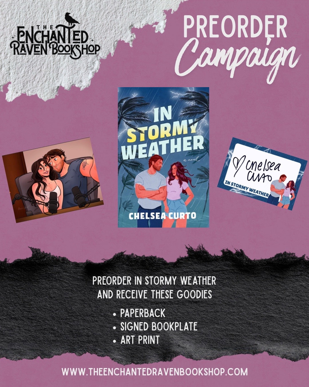 [PRE-ORDER CAMPAIGN] In Stormy Weather by Chelsea Curto [Signed Bookplate + Art]
