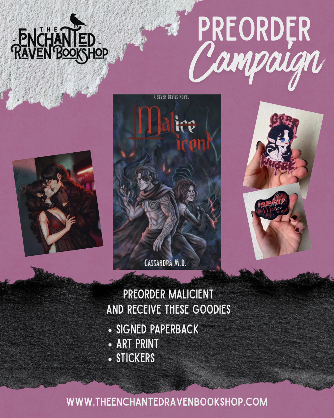 [ORDER INCENTIVE] Malicent by Cassandra M. D. [Signed + Swag]