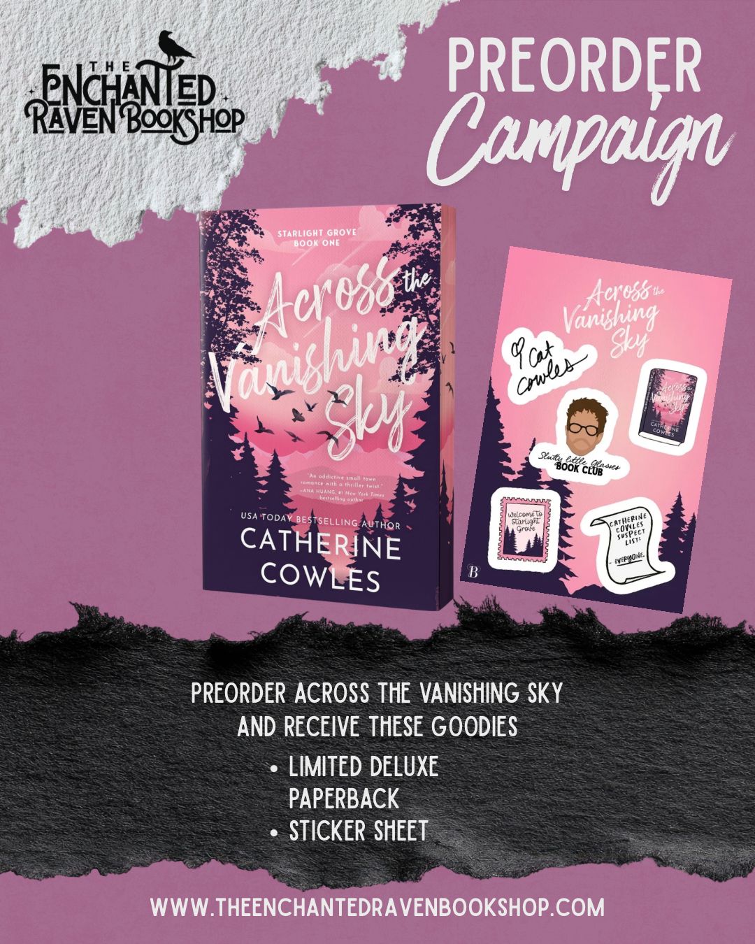 [PRE-ORDER INCENTIVE] Across The Vanishing Sky by Catherine Cowles [Swag-Limited Deluxe Edition]