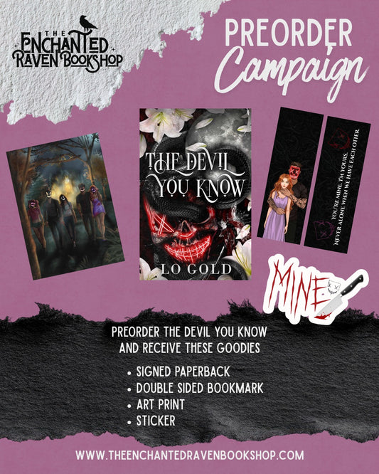 [PRE-ORDER INCENTIVE] The Devil You Know by LO Gold [Signed + Swag]