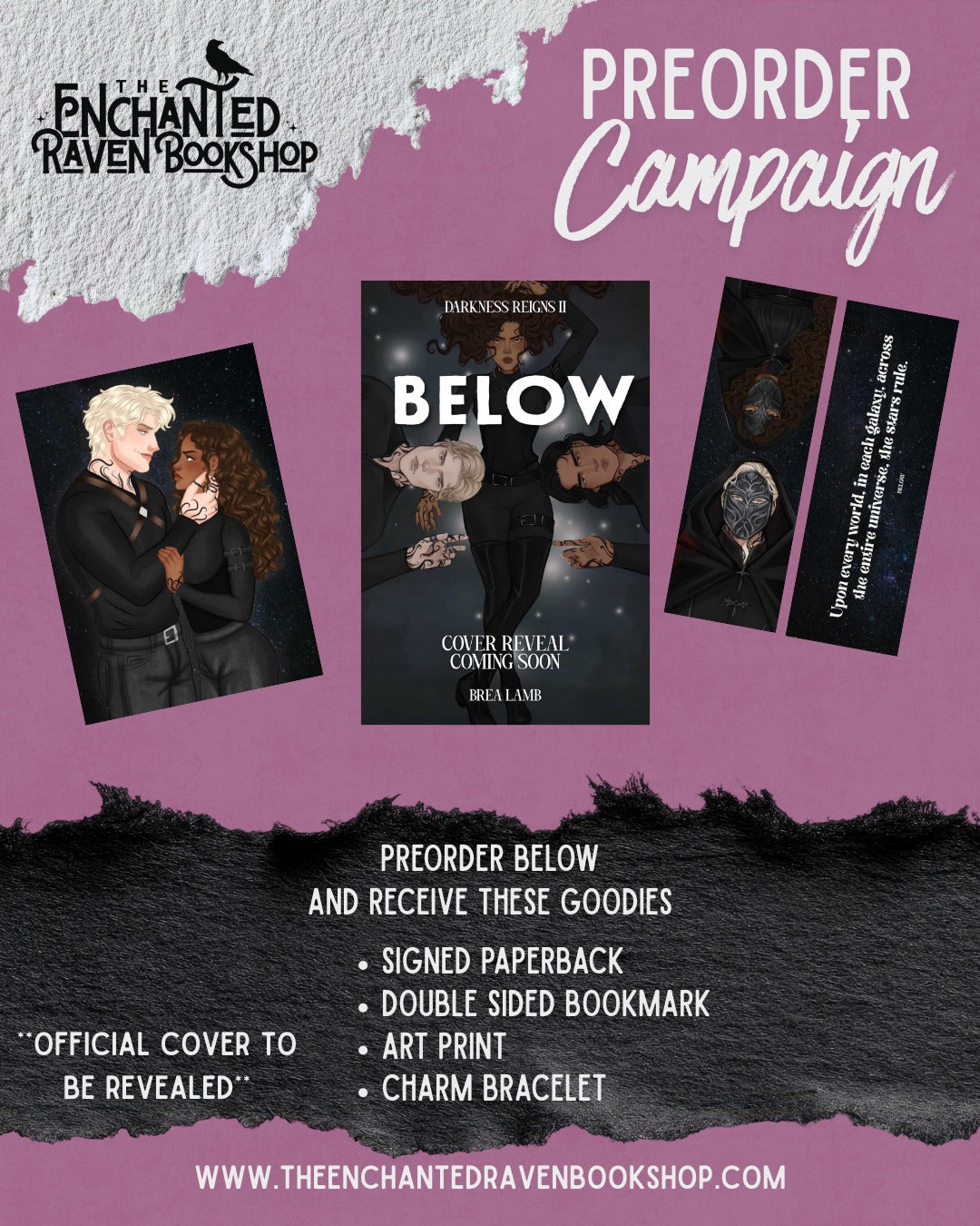 [PRE-ORDER CAMPAIGN] Below (Darkness Reigns #2) by Brea Lamb [Signed + Swag]