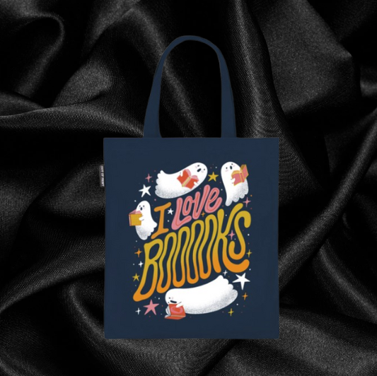 I Love Booooks Tote Bag