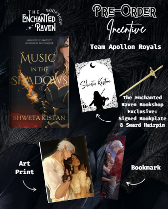 [PRE-ORDER EXCLUSIVE] Music in the Shadows by Shweta Kistan [Signed Bookplate + Swag]