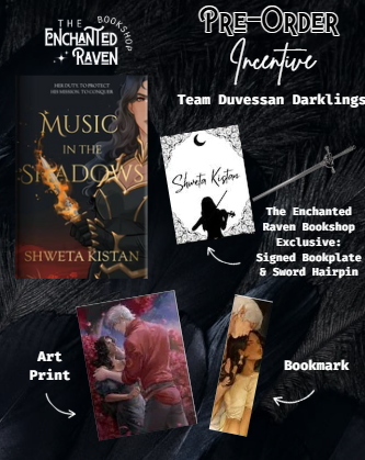 [PRE-ORDER EXCLUSIVE] Music in the Shadows by Shweta Kistan [Signed Bookplate + Swag]