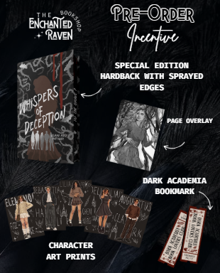 [PRE-ORDER INCENTIVE] Whispers of Deception by Liliana Rose Hastings [Signed Bookplate+ Swag]