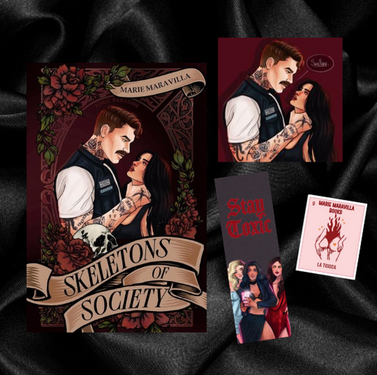 [ORDER INCENTIVE] Skeletons of Society (Toxic Paradise Book 1) by Marie Maravilla [Signed + Swag]