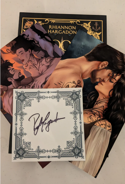 [PRE-ORDER EXCLUSIVE] Bloody Black by Rhiannon Hargadon [Signed Bookplate + Swag-Foiled w/ Sprayed Edges]