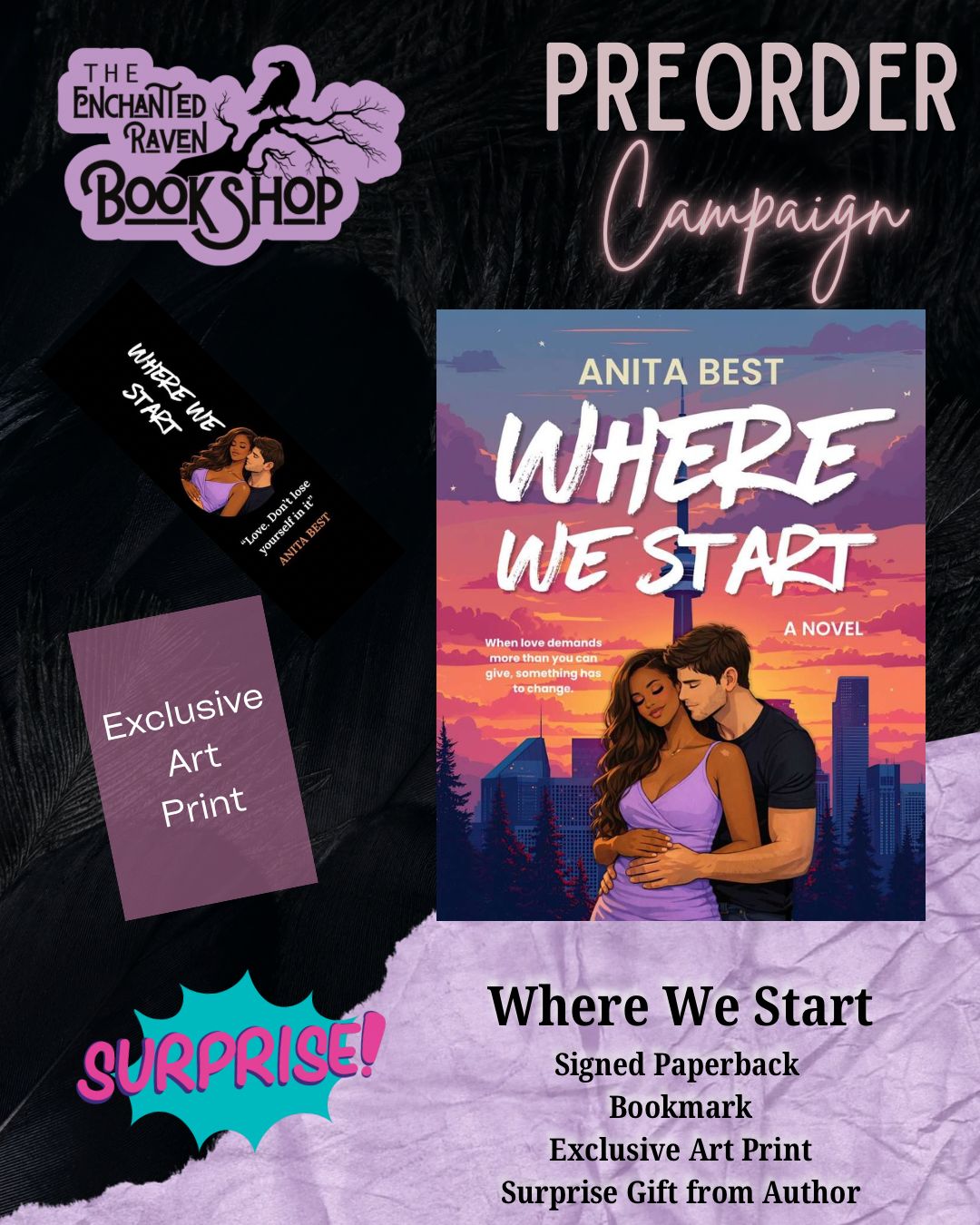 [PRE-ORDER CAMPAIGN] Where We Started by Anita Best [Signed + Swag]