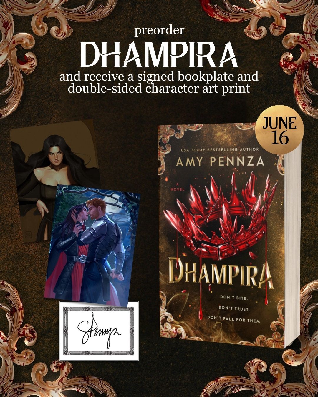 [ORDER INCENTIVE] Dhampira by Amy Pennza [Signed Bookplate + Swag]