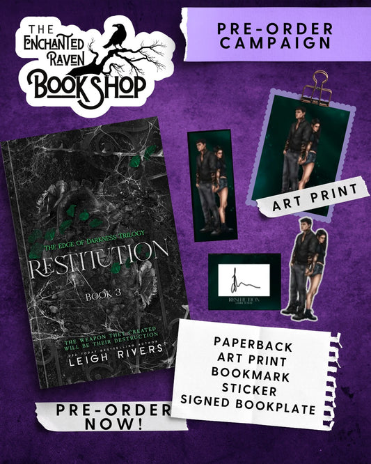 [PRE-ORDER CAMPAIGN] Restitution (The Edge of Darkness 3) by Leigh Rivers [Signed Bookplate + Swag]