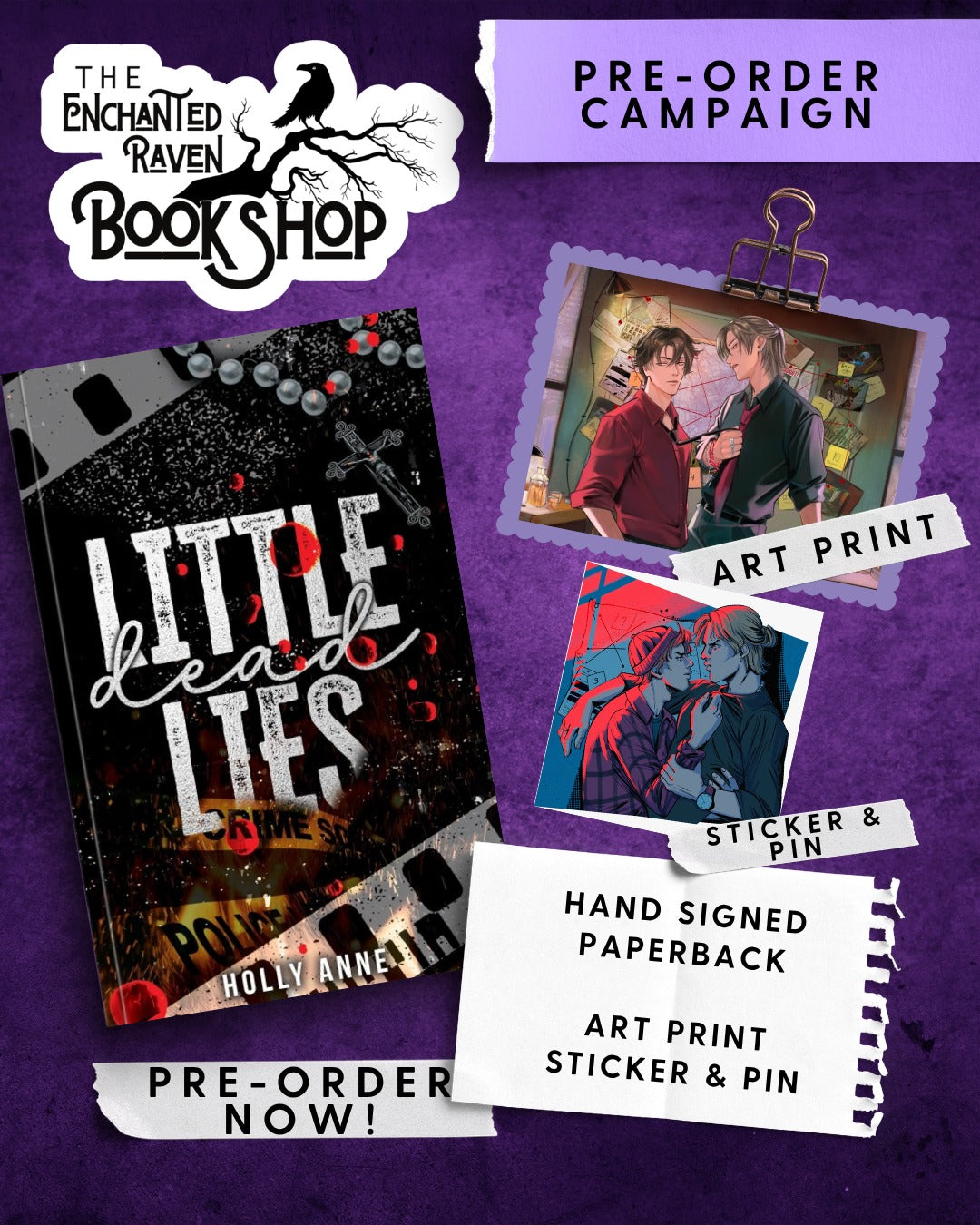 [PRE-ORDER CAMPAIGN] Little Dead Lies by Holly Anne [Signed + Swag]