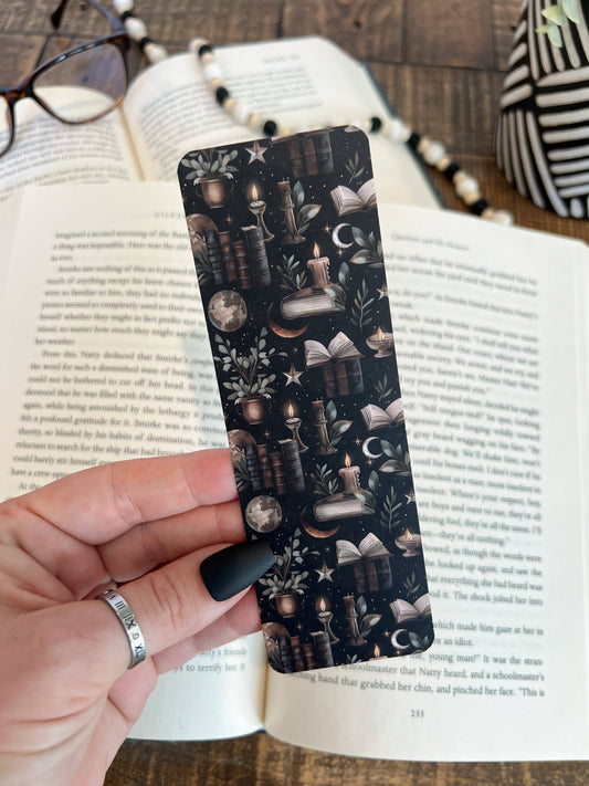 Moon Bookshelf Bookmark [Soft Touch Matte]
