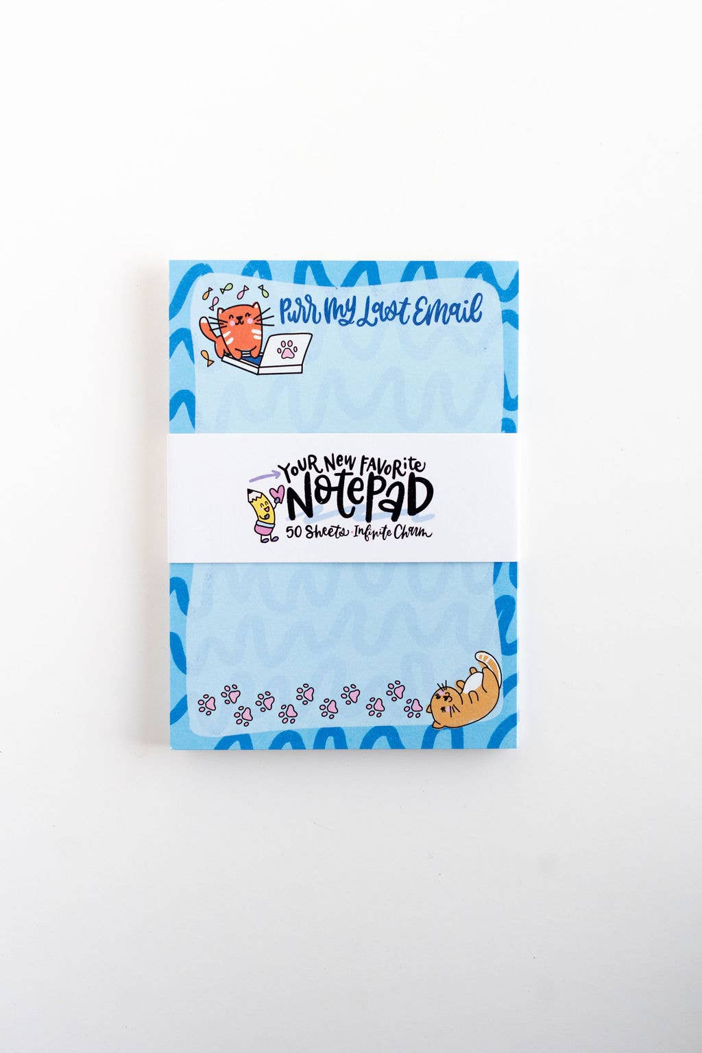 Purr My Last Email Notepad – Stationery