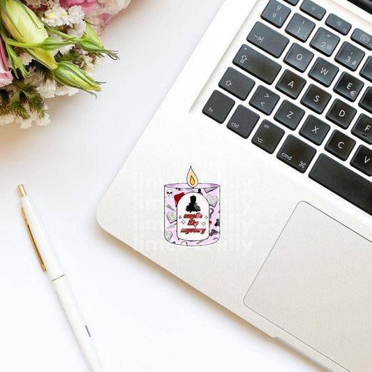 Smells Like Mystery Candle Vinyl Sticker