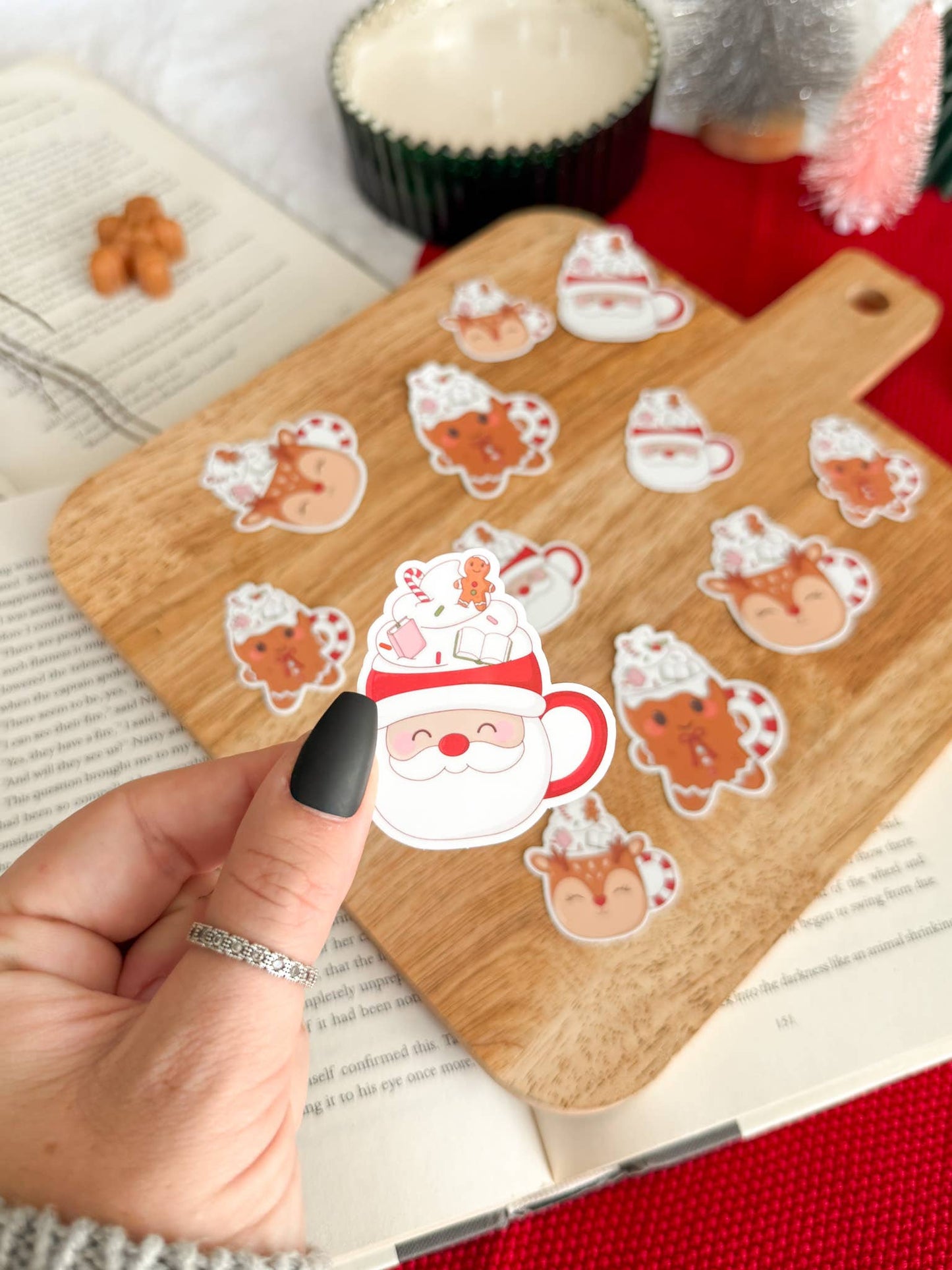 Christmas Santa Mug Sticker