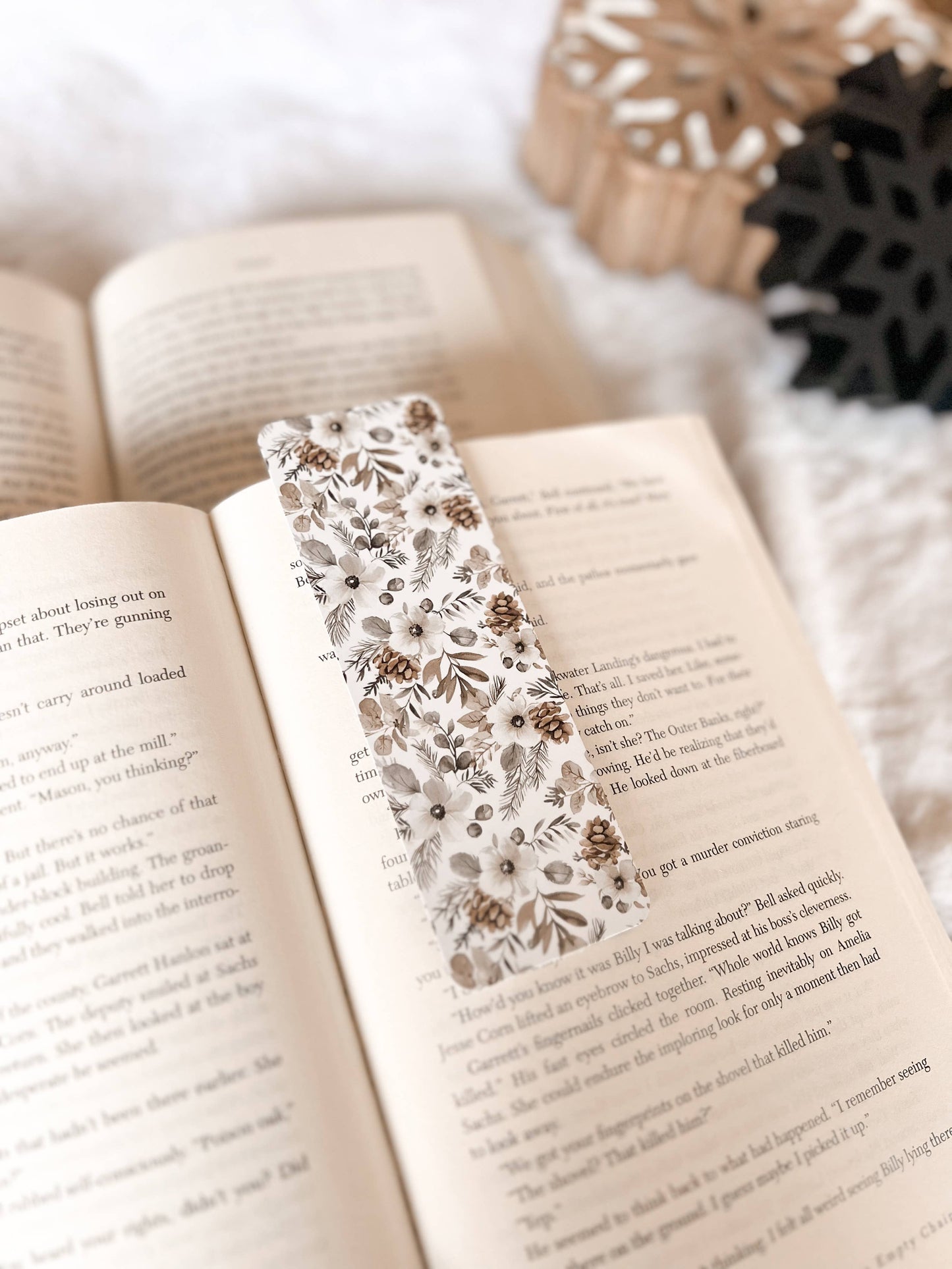 White Winter Bookmark