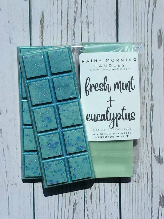 Fresh Mint & Eucalyptus Snap Bar Wax Melts