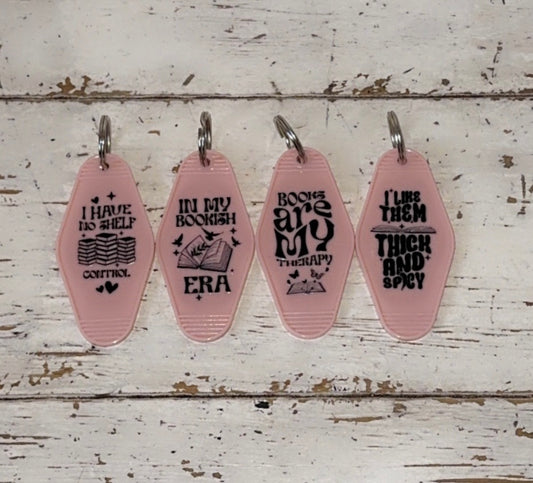 Bookish Motel Keychains