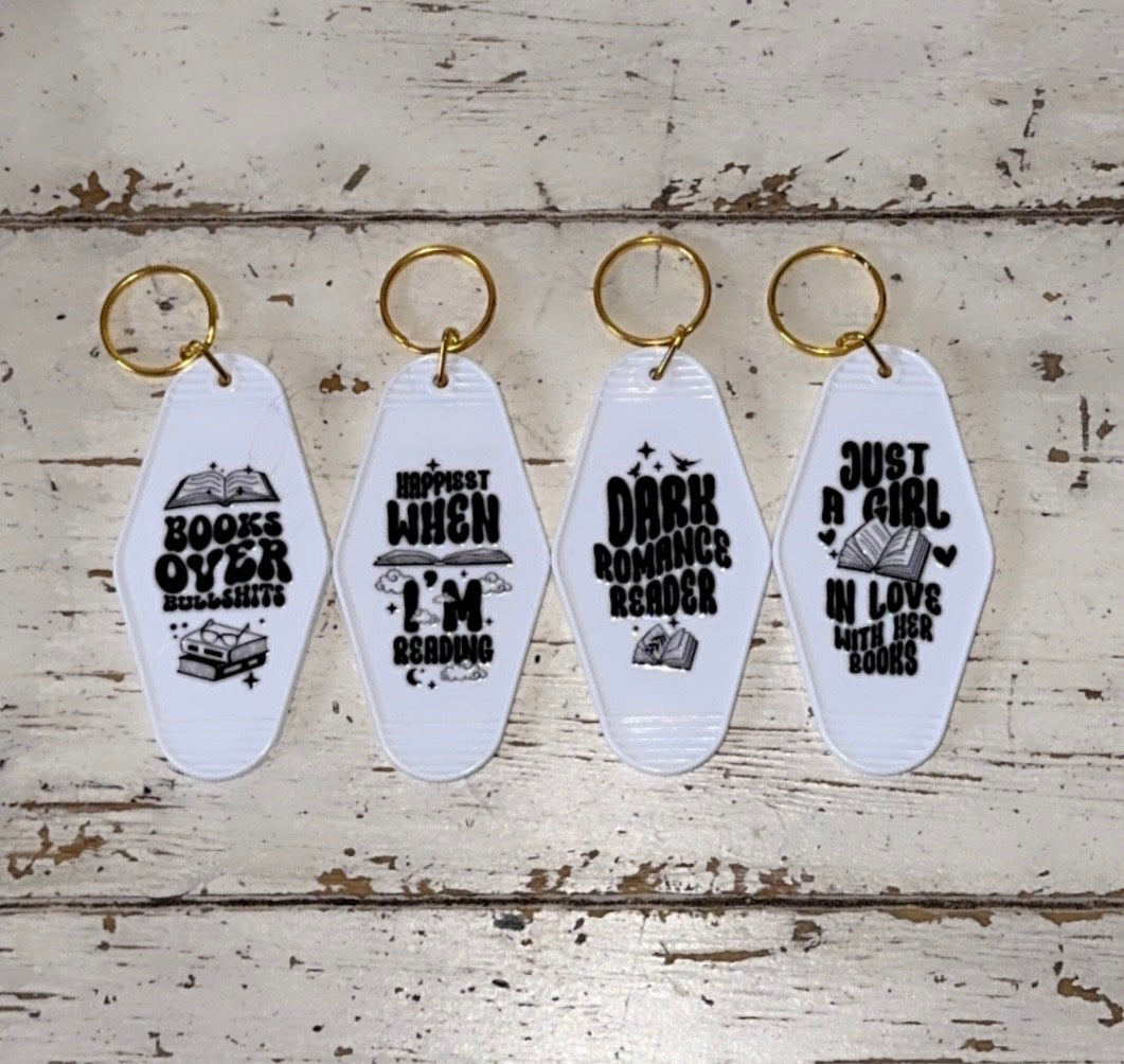 Bookish Motel Keychains