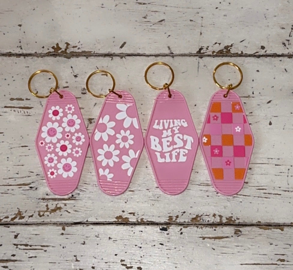 Bookish Motel Keychains