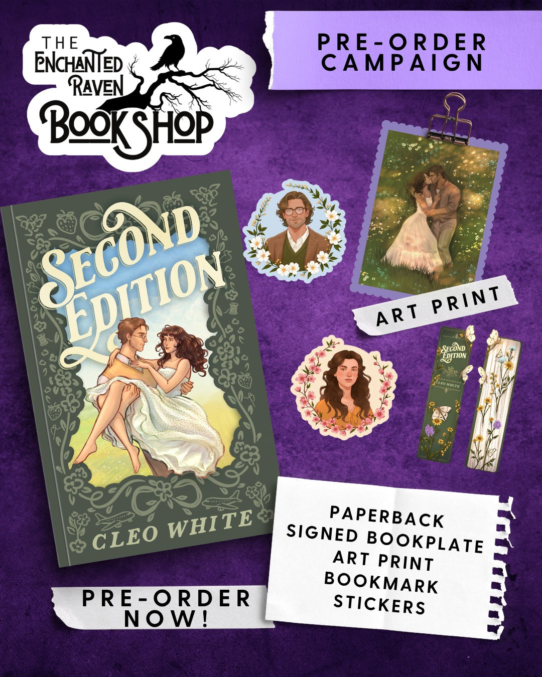 [PRE-ORDER CAMPAIGN] Second Edition by Cleo White [Signed Bookplate + Swag]